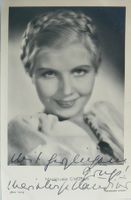 Marieluise Claudius (1912-1941) Schauspielerin - Autogramm