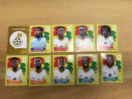 Panini FIFA World Cup 2006 Ghana Sticker Set 10er