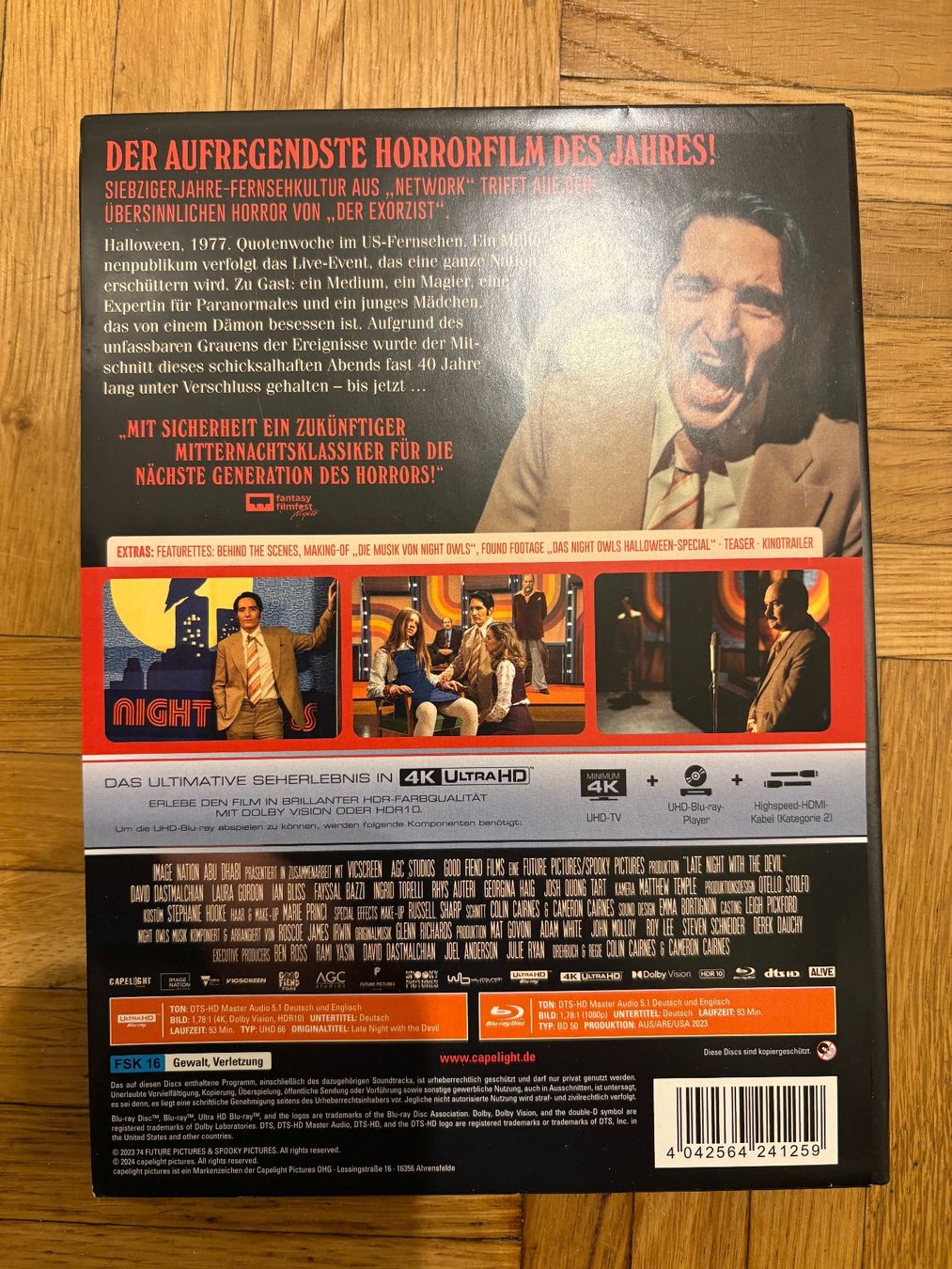 Tutti i DVDs: Late Night with the Devil - Mediabook - 4K UHD + Blu-ray – Usato da Zürich venduto da Malcom 3