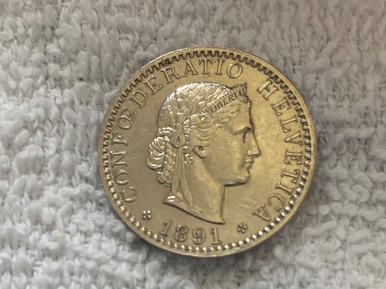 Tutti le monete: 20 centimes/Rappen 1891 – Usato da Nyon venduto da Ilmi09 1
