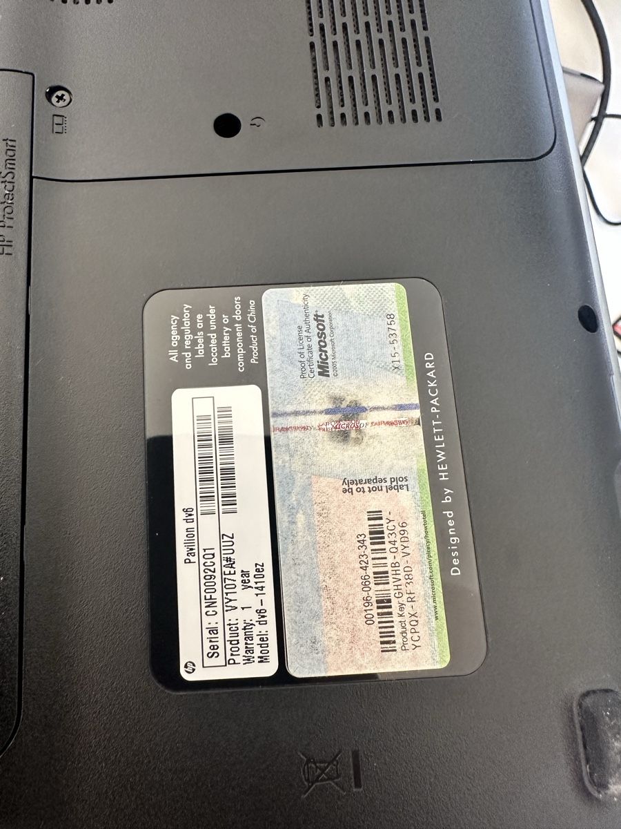 Intel Notebook: HP Pavilion Entertainment PC – Difettoso da Sarmenstorf venduto da SamiraB. 3