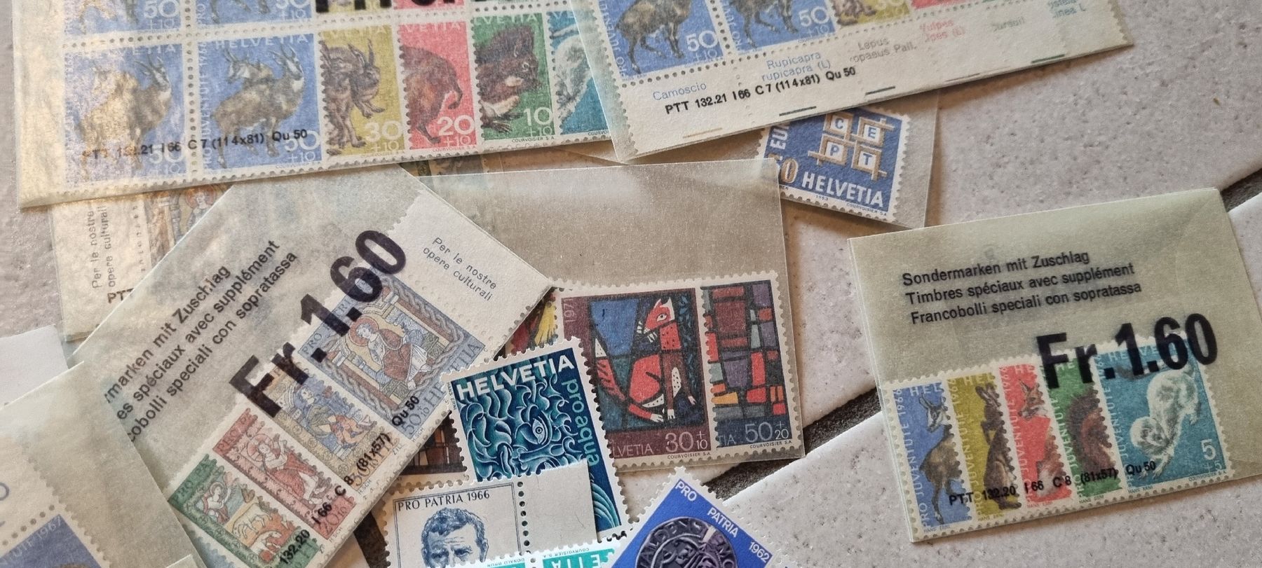 Alle Briefmarken: SCHWEIZ: SAMMLUNG-FDC,MARKEN MIT E.T + POSTFRISCH INKL. NOM. – Gebraucht aus Heimenschwand von Valvora 2
