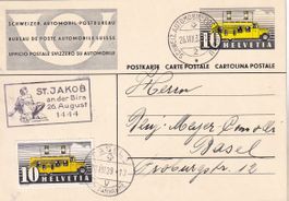 2. Automobil-Postbureau Basel St. Jakob 1939