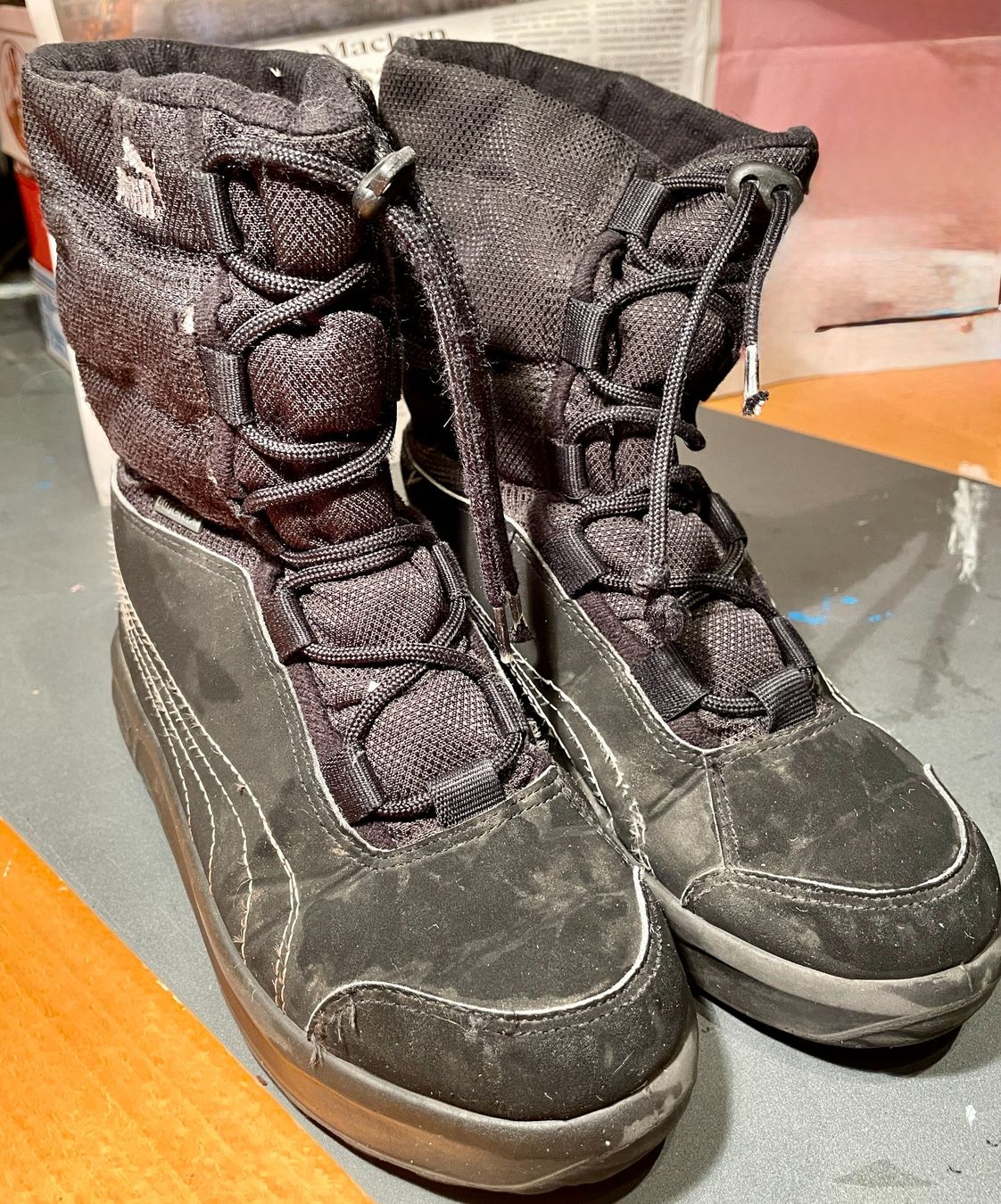 Puma Scarpe per ragazzi: Puma dicke Winterstiefel Gr. 34 – Usato da Neuendorf venduto da Knopfi