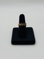 Golden farbiger Ring / Grösse: 51