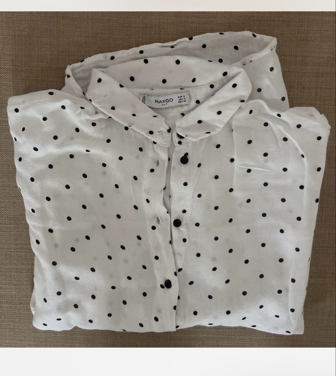 Mango Camicette: 🤍 Short-sleeved, button-up blouse – Nuovo (secondo la descrizione) da Zürich venduto da jna_265b 3