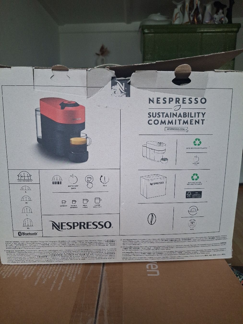Nespresso Machines à café & Machines à expresso: Nespresso Vertuo Pop, beige – D'occasion à Bichelsee par neenas16 2