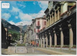 Sion - le Grand Pont, sa fontaine et la Grenette