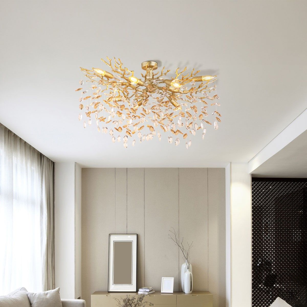 Lampadari & plafoniere: Deckenleuchte, Gold, 85 cm x 50 cm – Nuovo (secondo la descrizione) da Kreuzlingen venduto da Smart-Light 1