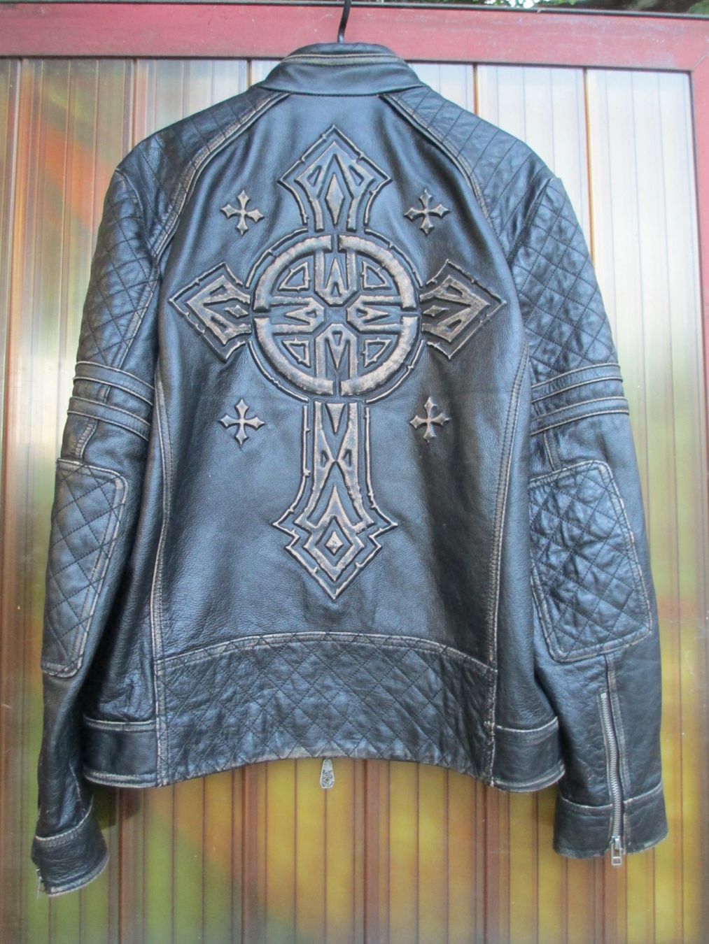 Vestes: Lederjacke Affliction – Neuf (Voir description) à La Heutte par franco029
