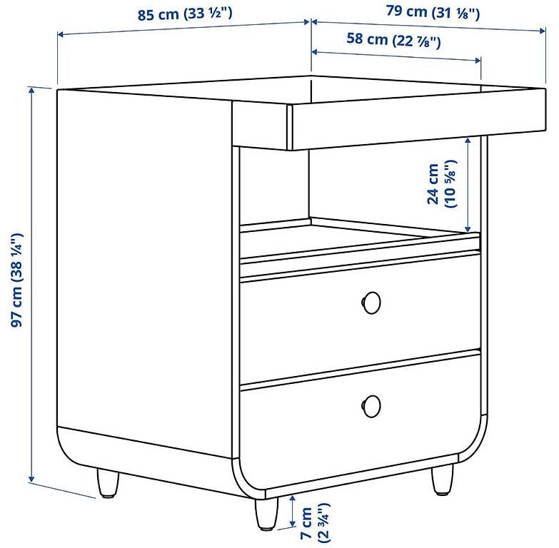 Ikea Wickeltisch & Zubehör: Wickeltisch mit Schubladen – Gebraucht aus Küssnacht am Rigi von sinju 1