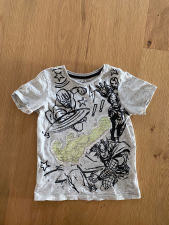 Marvel Avengers T-Shirt mit Pailletten Gr 116