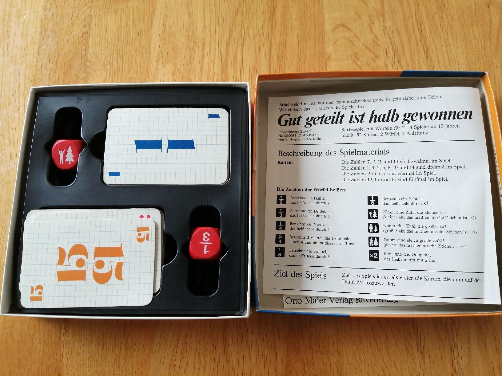 Ravensburger Spiele: Gut geteilt Spiel Ravensburger Vintage – Gebraucht aus Honau von holunder3 4