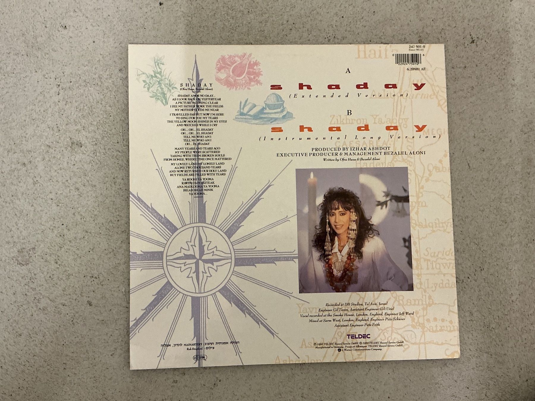Dischi in vinile: Ofra Haza Maxi-Single - Shaday – Usato da Winterthur venduto da Tumko_7_Vinyl 1