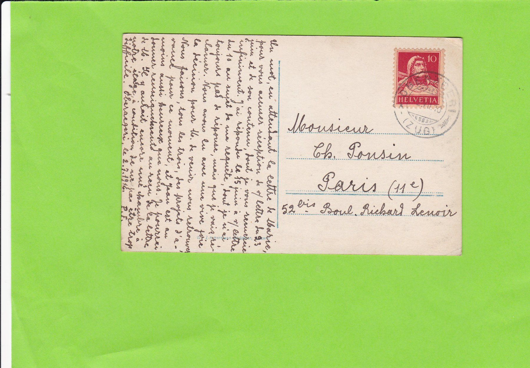 Cartoline postali: Aegerisee – Usato da St. Peterzell venduto da neckertal 1
