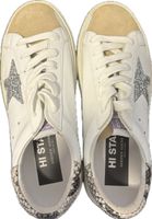 Golden Goose White & Grey Pattern Sneakers