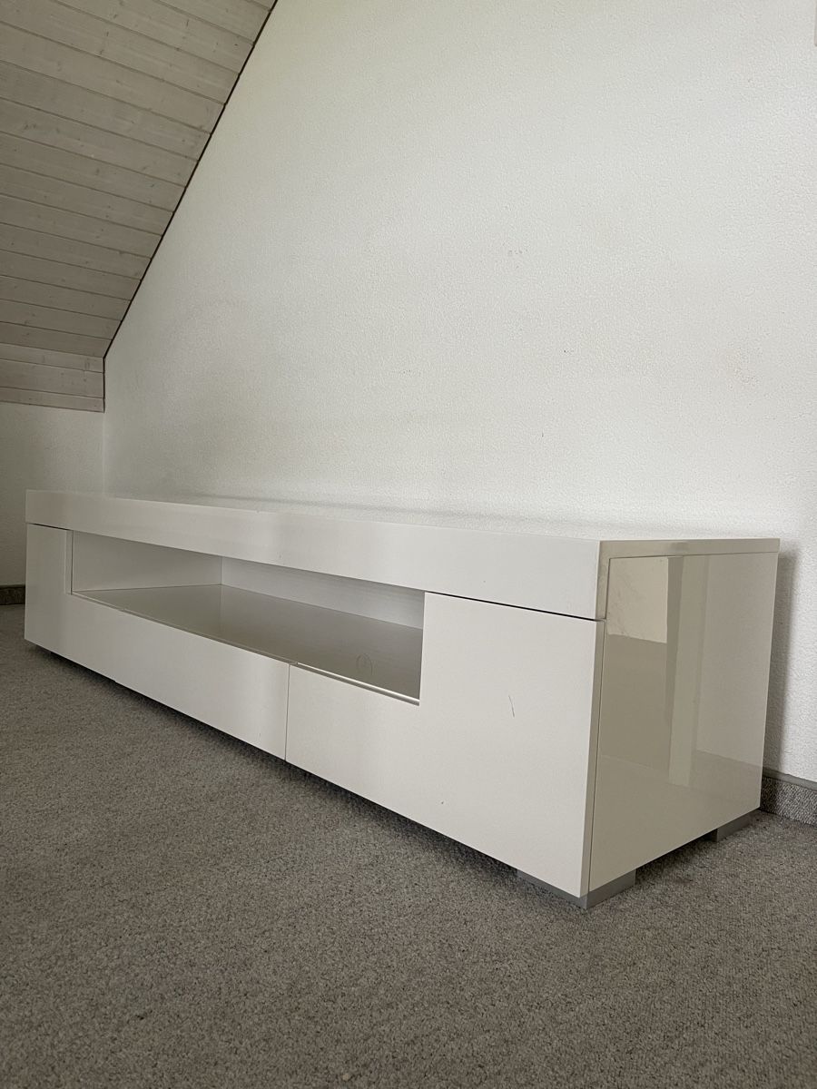 Meubles TV: TV Sideboard hochglanz weiss – D'occasion à Dorf par Leony22