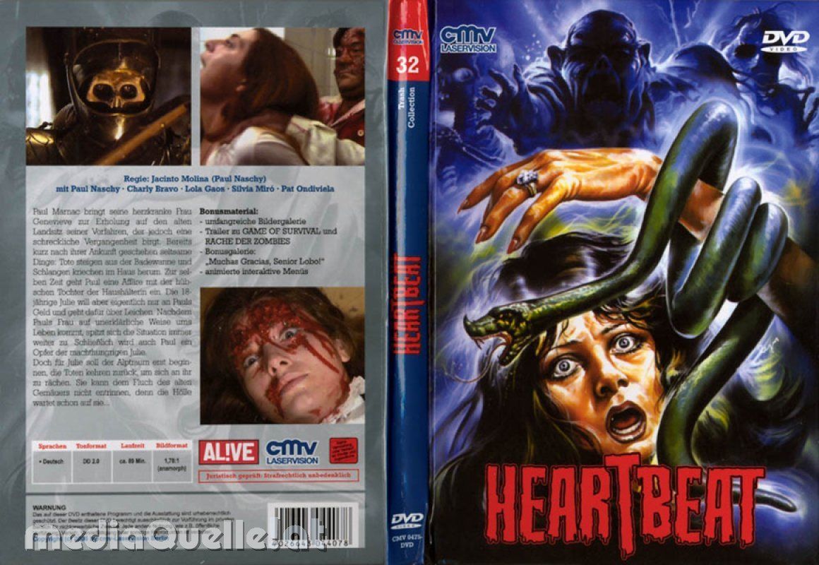 Tous les DVDs: HEARTBEAT...........Horror mit Paul Naschy – D'occasion à Reinach AG par Masi 1