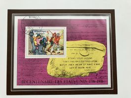 USA 1776-1976 gerahmt - Niger Briefmarke