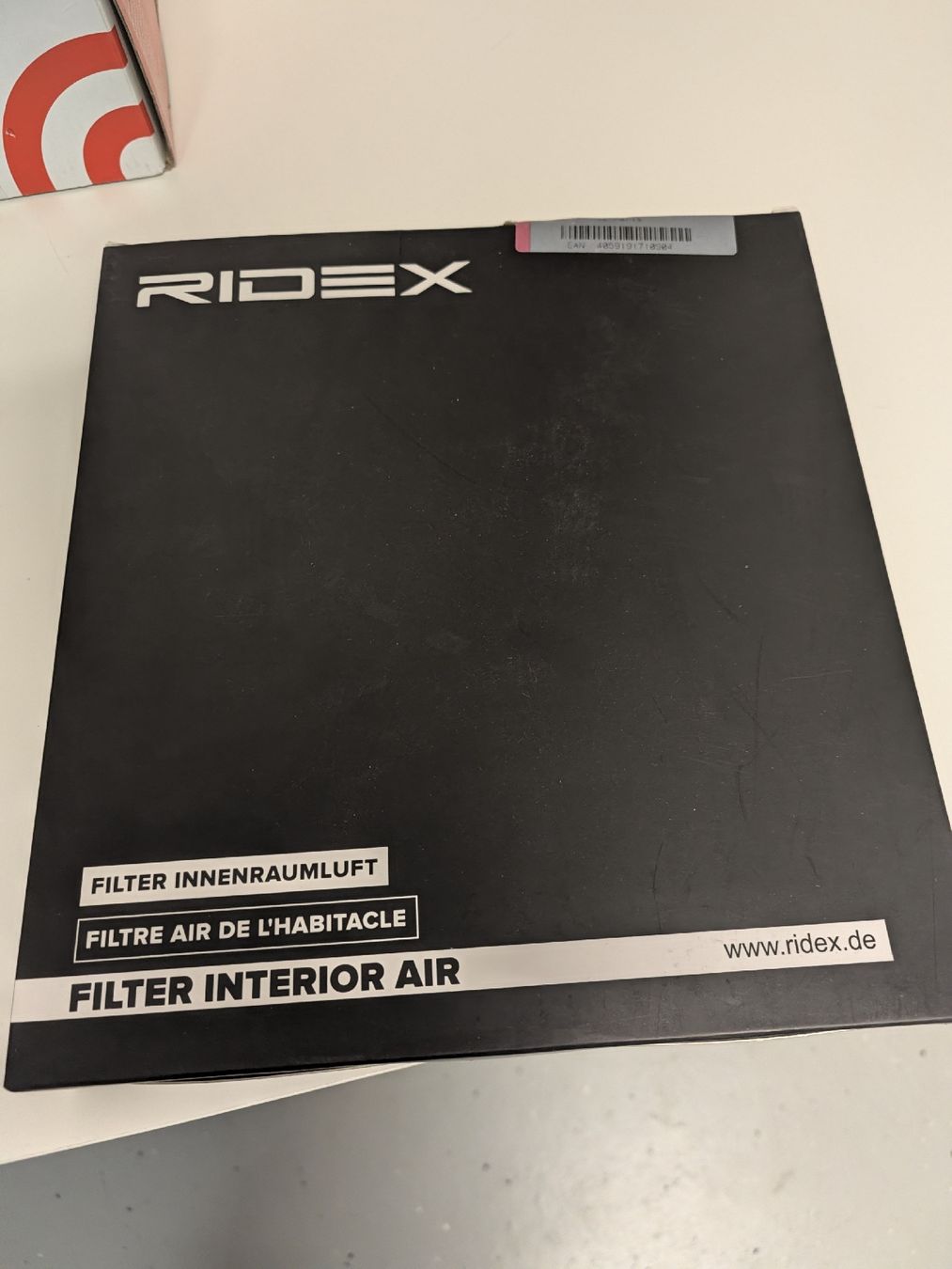 Alle Autoersatzteile: RIDEX Innenraumfilter gebraucht – Neu und originalverpackt aus Zug von skl_mpp8