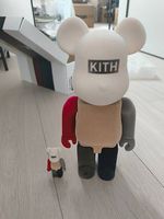 Bearbrick x Kith Flocked 100% & 400% Set