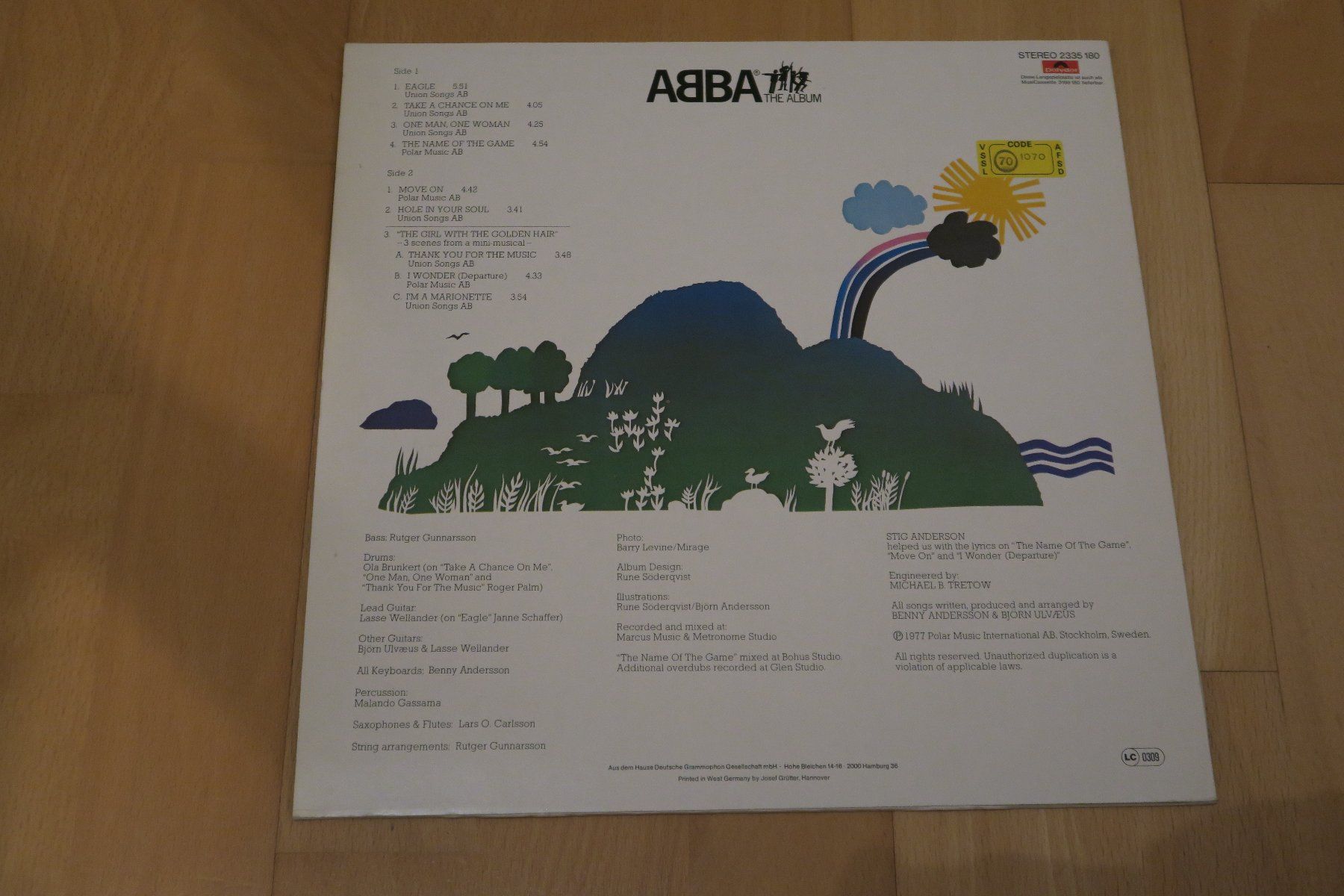 Schallplatten: ABBA – The Album – Gebraucht aus Thun von Karibu70 1