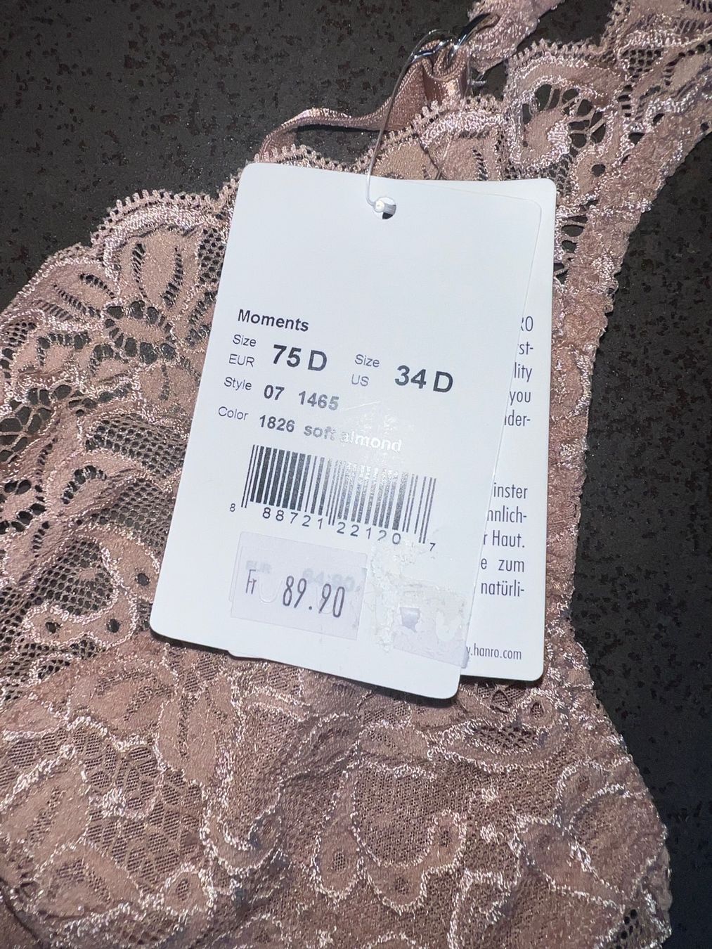 Hanro Altra biancheria intima: BH HANRO 75D neu – Nuovo (secondo la descrizione) da Dornach venduto da samuti 1