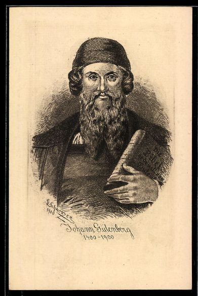 Entiers postaux: Ganzsache PP19 C53: Johannes Gutenberg,  – D'occasion à Berlin par bartko-reher