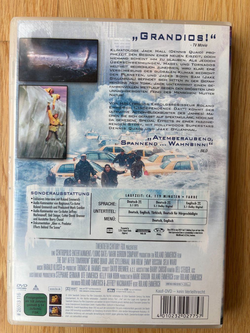 Tutti i DVDs: "The Day After Tomorrow" DVD – Usato da Riehen venduto da martinaaebersold 1