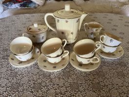 Antikes Kaffeeservice Badonviller (Frankreich, 1890–1914)