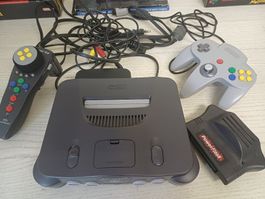 Nintendo 64, Konsole, 12 Spiele mit OVP und weiteres Zubehör