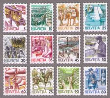 1986/87_731x-742x_POSTSERIE_ALLE 12 WERTE kompl.!_Ph/Fl ! **