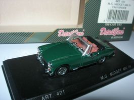MG Midget MK IV 1969 Spider grün * Detail Cars 1:43