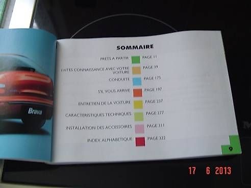 Bücher: Fiat Brava manuel et notice – Gebraucht aus conthey von Roxette01 2