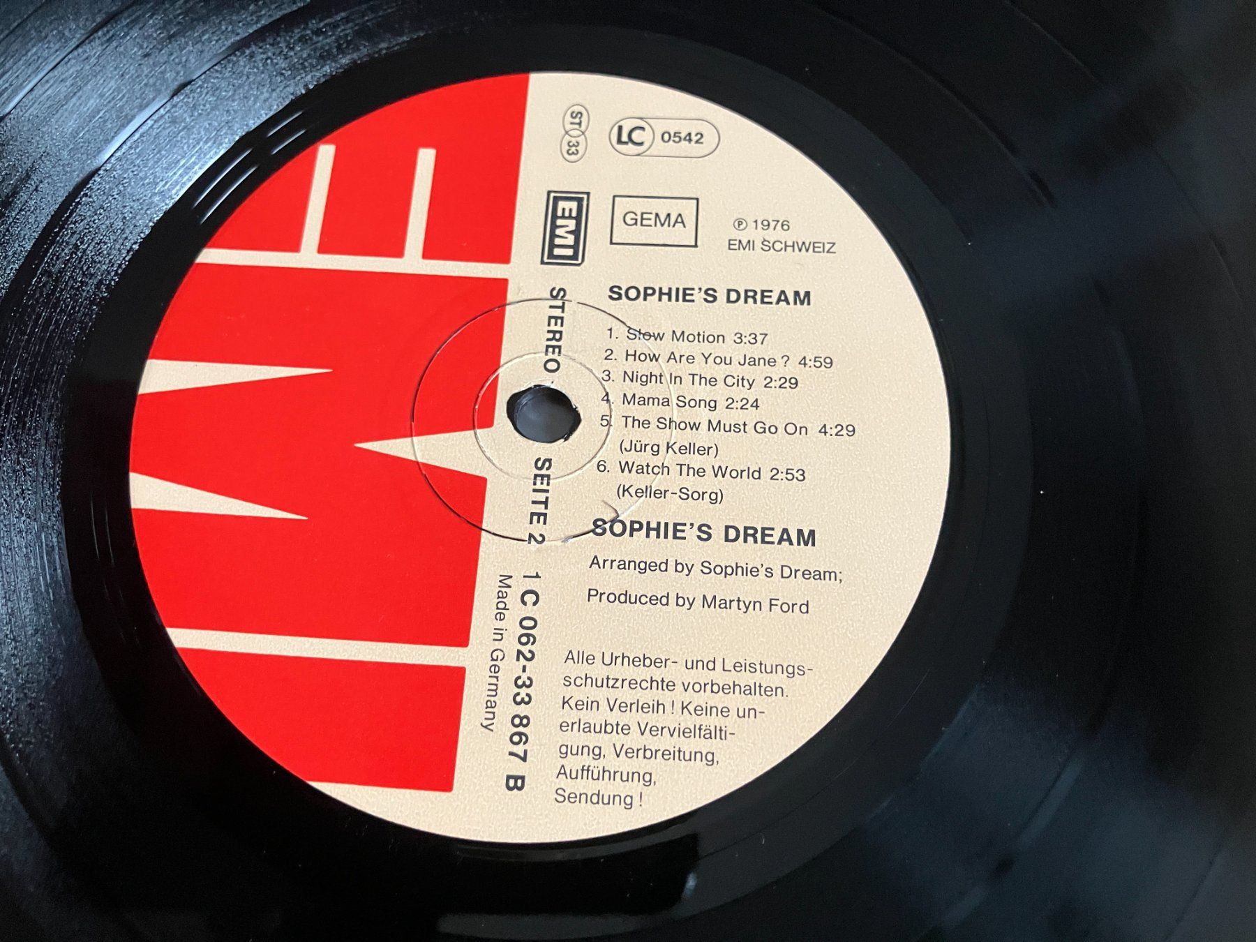 Schallplatten: Sophie's Dream – Gebraucht aus Aarwangen von Jukebox3 7
