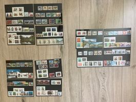 3 Jahresserien Schweiz 2018 - 2020, gestempelt