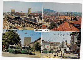 4 Ansichten von St.Gallen um 1982