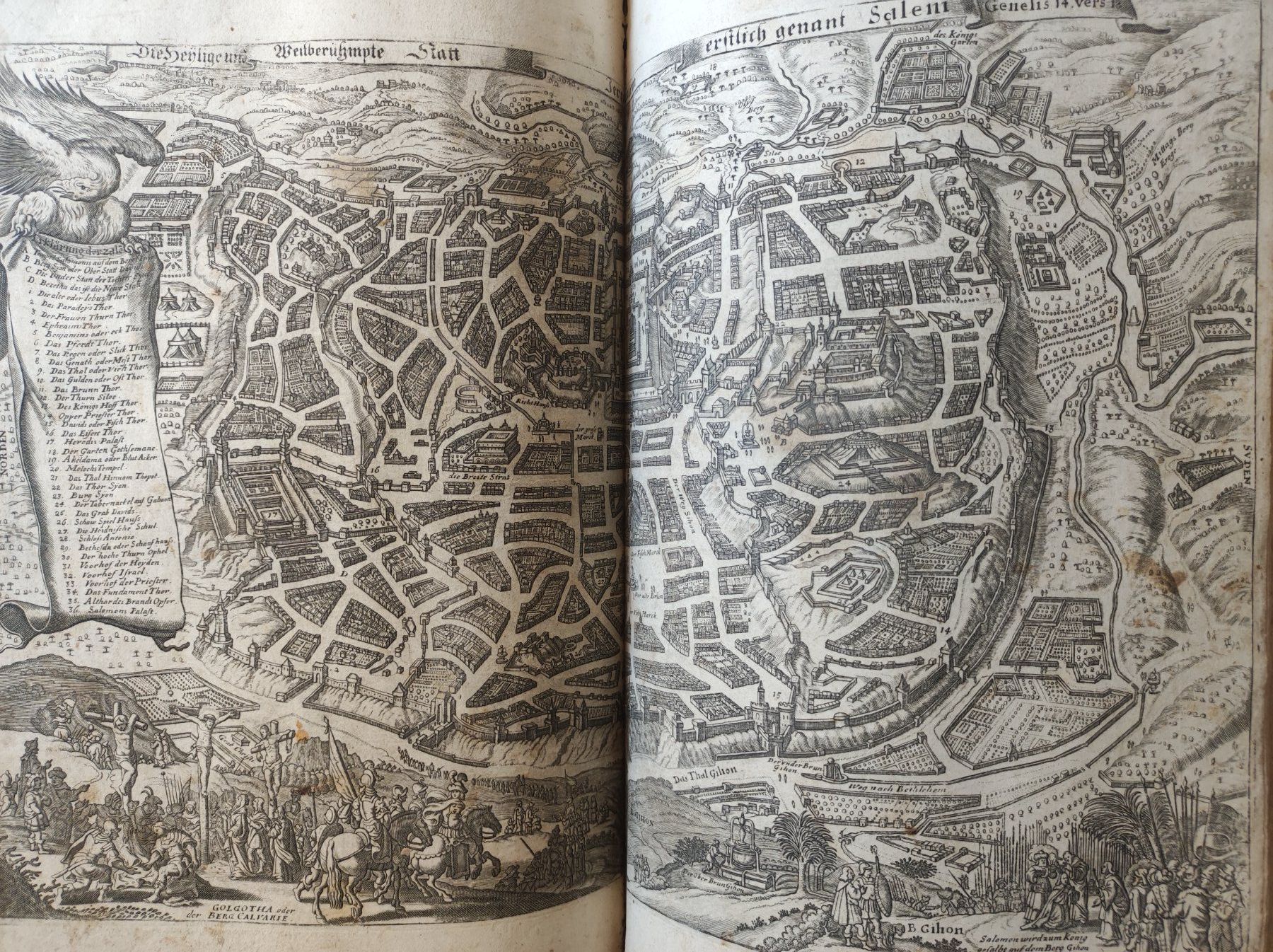 Libri: BIBLIA GERMANICA -  BASEL 1729 – Usato da Goldach venduto da Gaip 2
