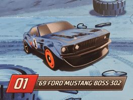 Hot Wheels Mystery #01 '69 Ford Mustang Boss 302, Ungeöffnet