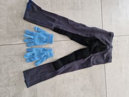 Kinder Reithose Grösse 140 inkl. Handschuhe
