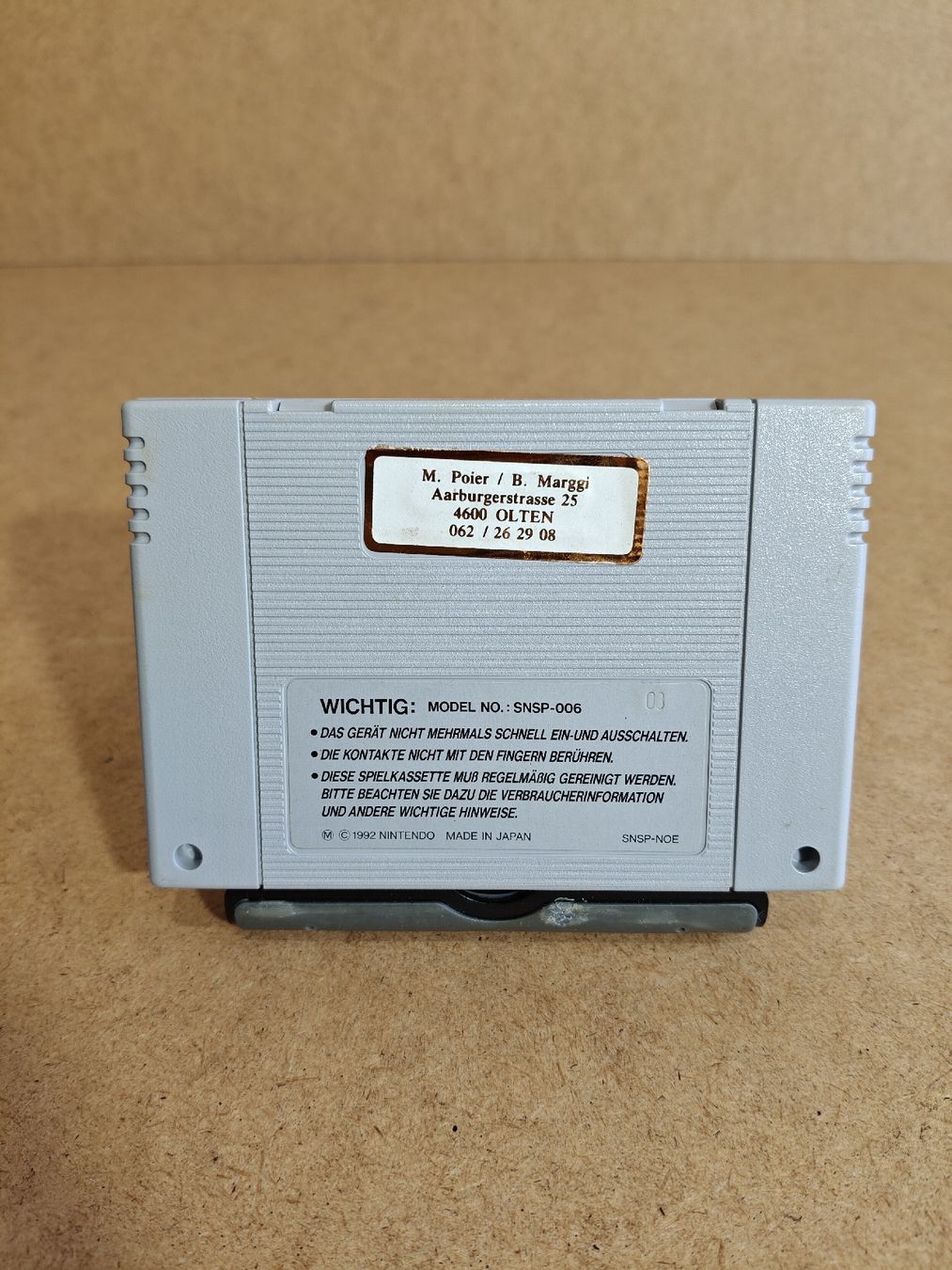 Nintendo Giochi: Super Probotector Alien Rebels SNES Spiel mit OVP – Usato da Luzern venduto da MWi_9xw5 3