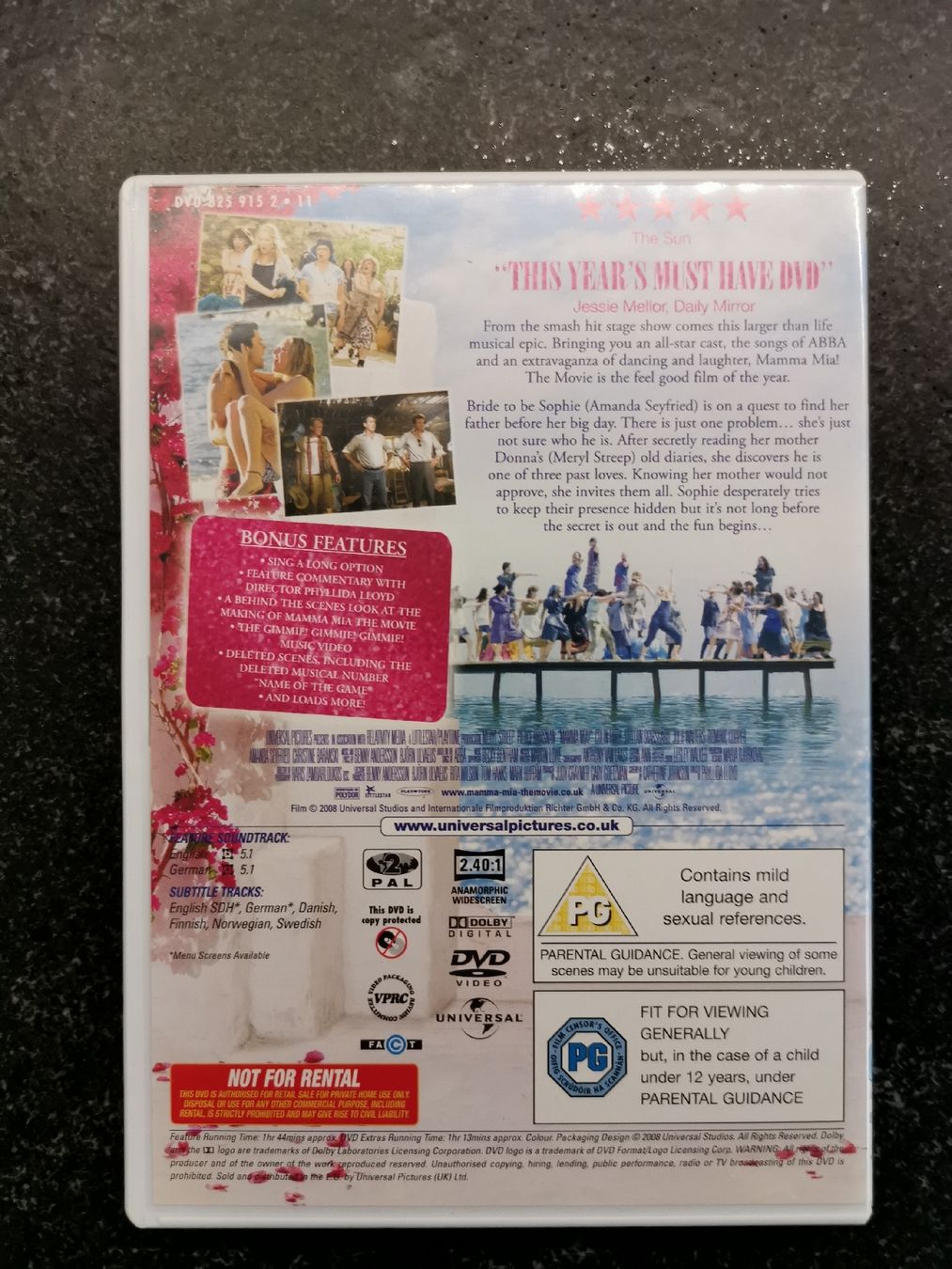 Tous les DVDs: MAMMA MIA LE FILM – Neuf (Voir description) à Genève par abba74 1