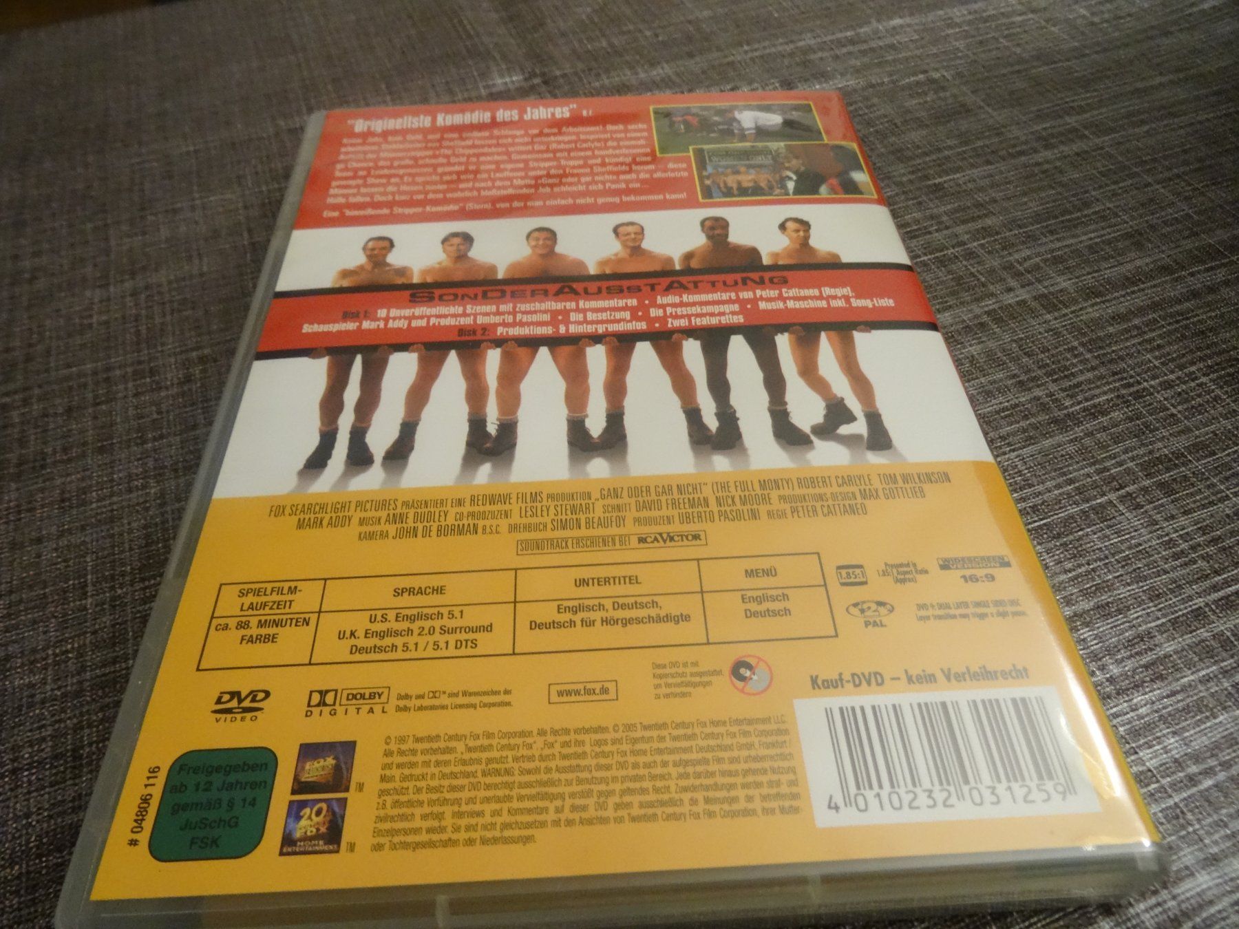 Tutti i DVDs: Ganz oder gar nicht DVD Special Edition, – Usato da Olten venduto da Disc-Verkauf 5