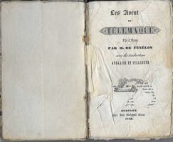 Les Aventures de Telemaque 1 1843, dreisprachig