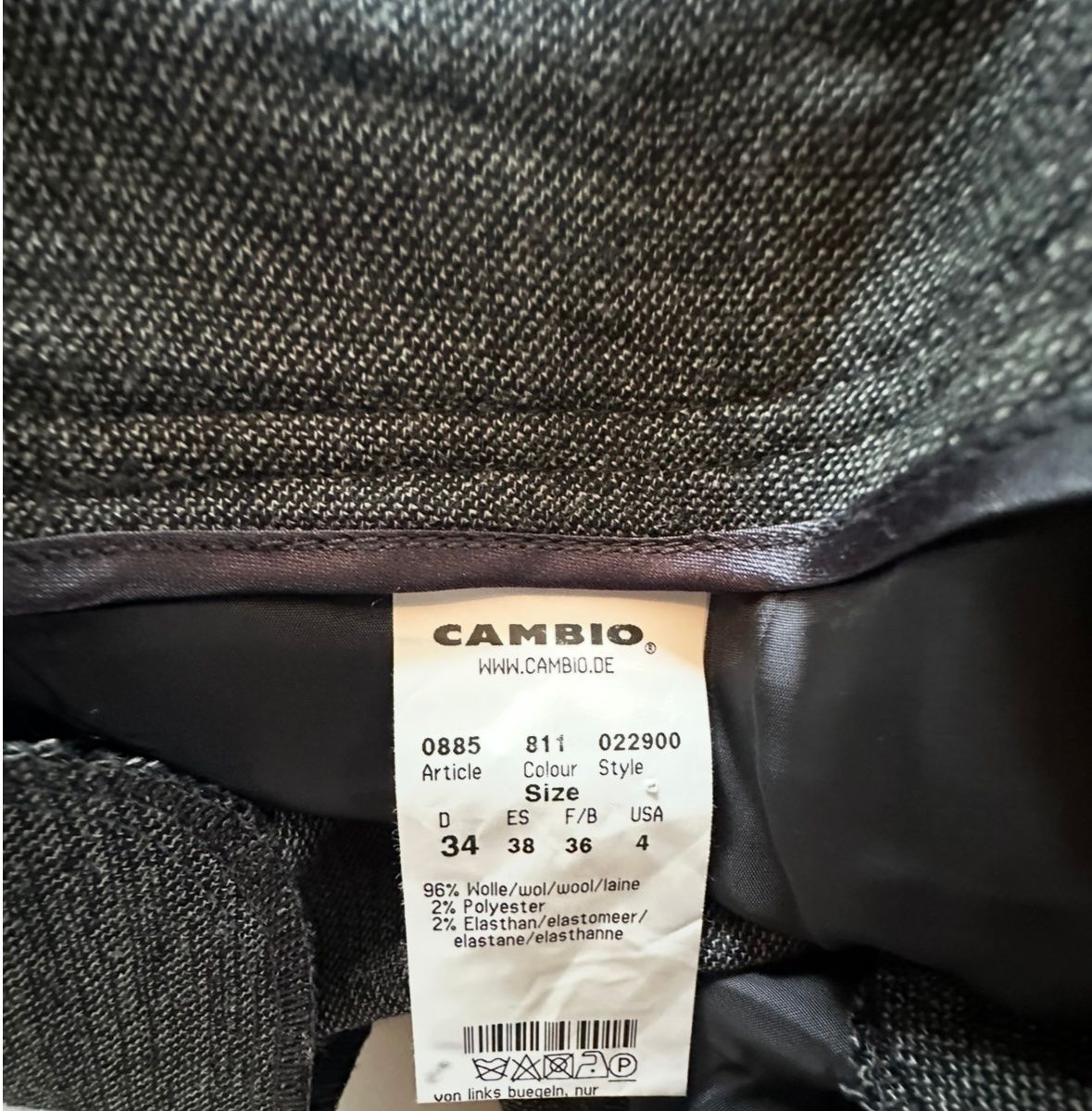 Cambio Pantaloni: CAMBIO Hose Damen 34 Wolle – Usato da Liestal venduto da Ballybs 4