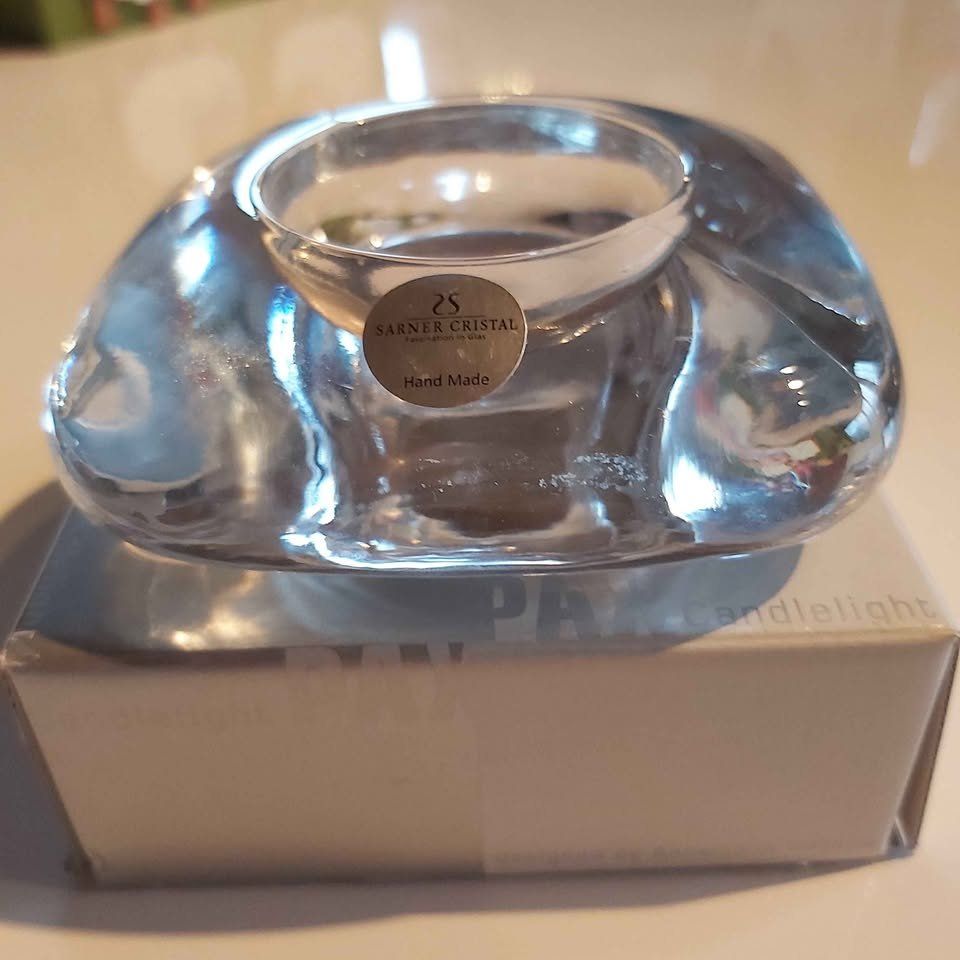 Portacandele: Kerzenhalter Sarner Cristal Pax – Nuovo e nell'imballaggio originale da Hettenschwil venduto da Tomsi12