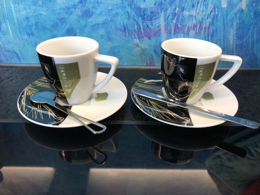 Nespresso Tassen Espressotassen Geschirr Löffel Geschenk Kaufen auf Ricardo