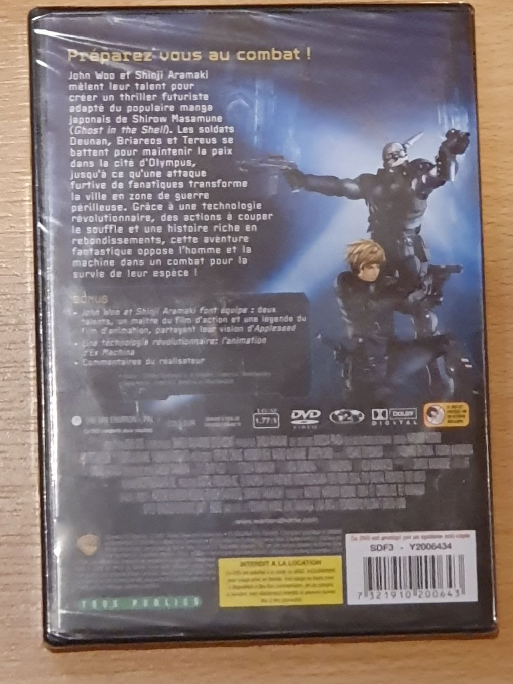 Tutti i DVDs: DVD Anime: AppleSeed Ex Machina – Nuovo e nell'imballaggio originale da Crissier venduto da zepeka74 1