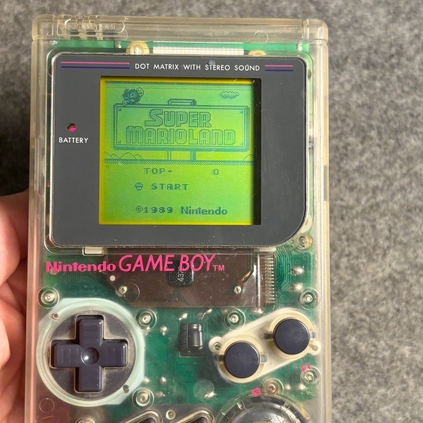 Nintendo Console: Gameboy Classic Transparent Konsole + Super Mario Land – Usato da Mollis venduto da GamingCorner 4