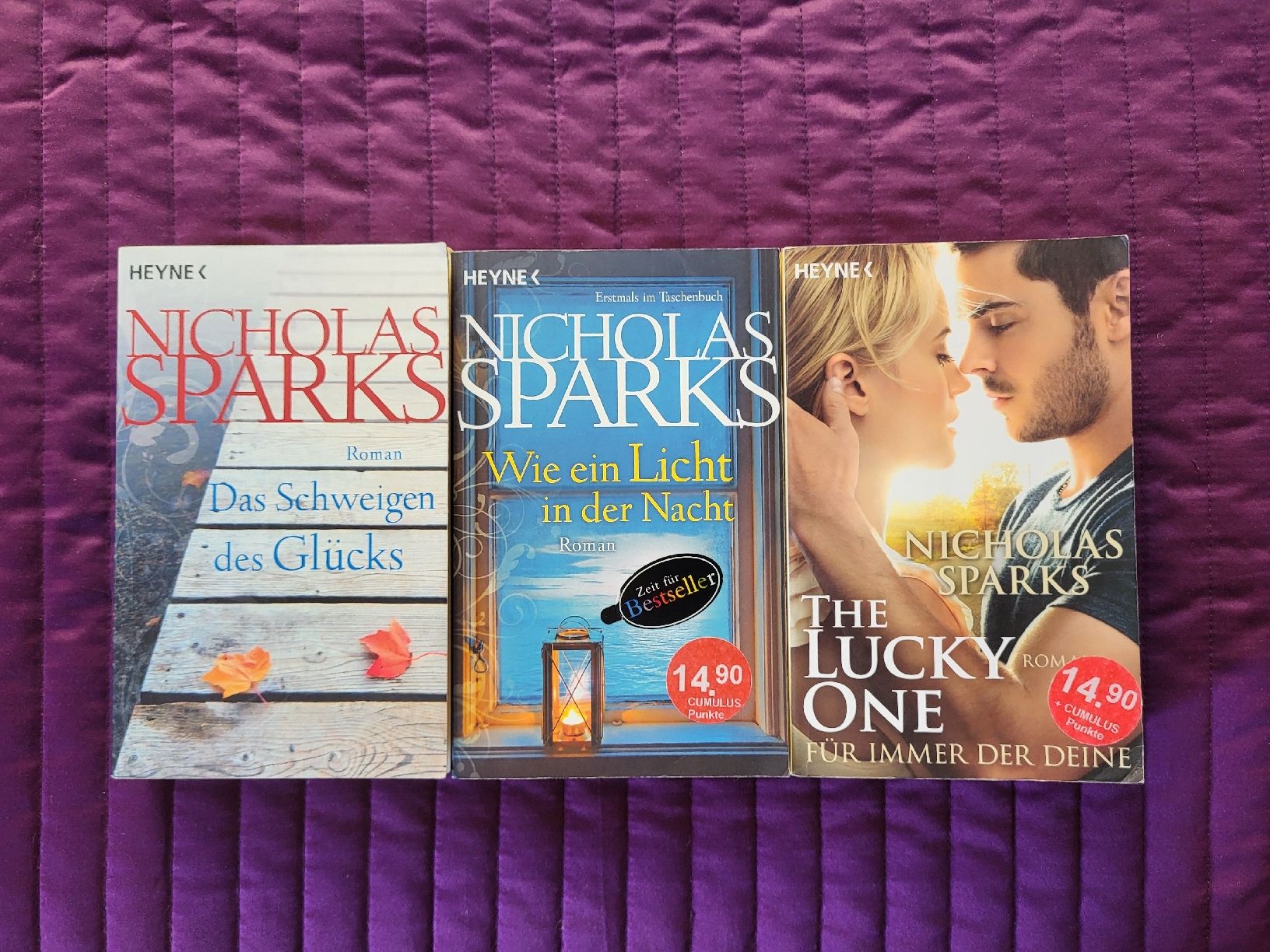 Bücher: Romane von Nicholas Sparks – Gebraucht aus Kandersteg von sli_7